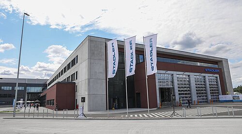 BerlinPankow Stadler neue Fertigungshalle für